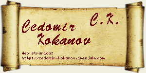 Čedomir Kokanov vizit kartica